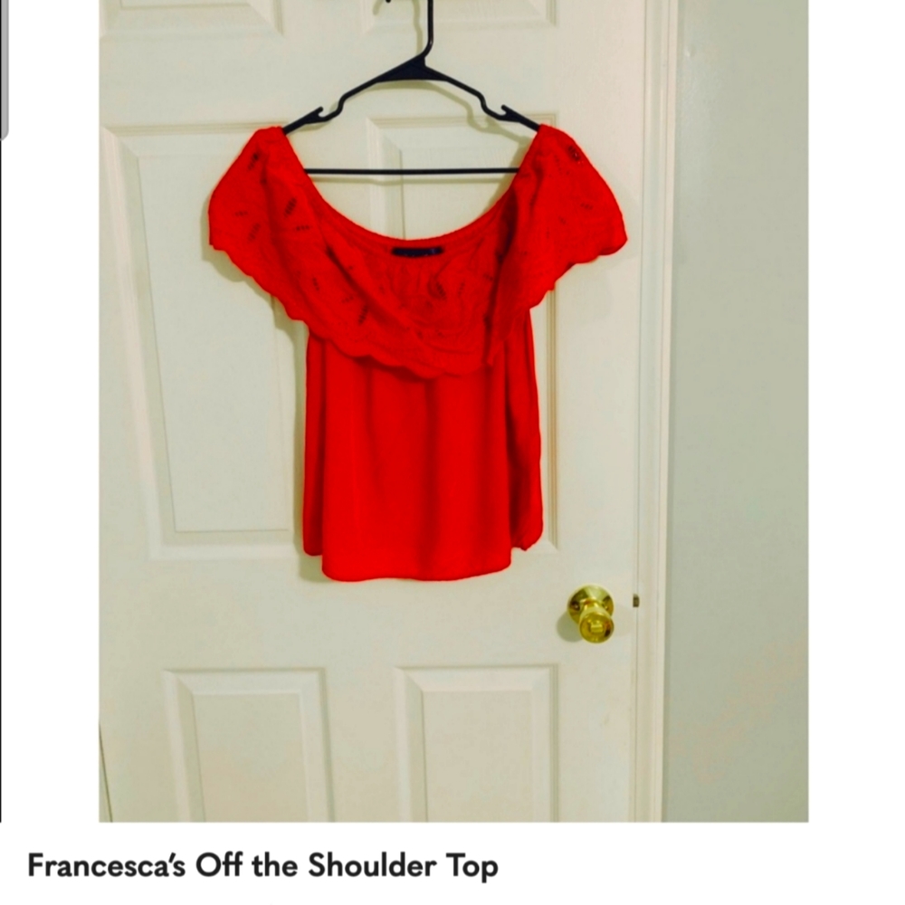 Off the shoulder top